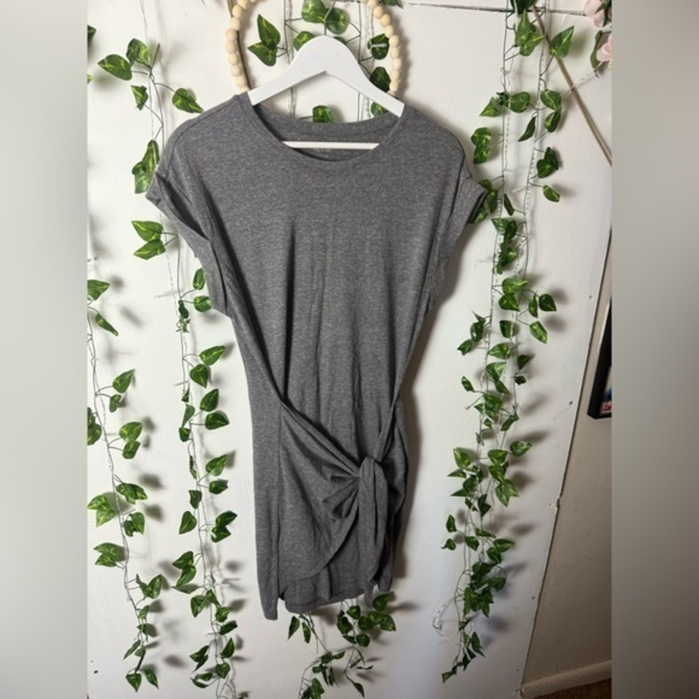Aerie Gray Short Sleeve dress
